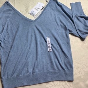 🆕Size M-Zara Women Blue Pullover Sweater